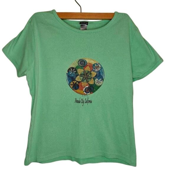 Hanes Nevada City California Boho Cotton Vintage Graphic Baby Tee - Picture 1 of 5